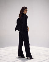 Signature Denim Suit in Black