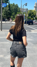 Oversized Shorts in Black