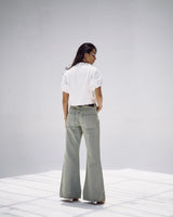 Signature Wide Leg Jeans in Ash Blue