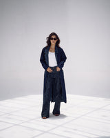 Washed Script Coat