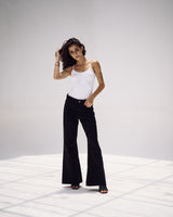 Signature Denim Pants in Black