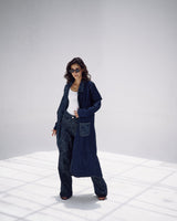 Washed Script Coat