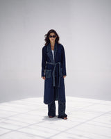 Washed Script Coat