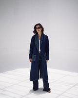 Washed Script Coat