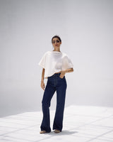 Blue Flare Jeans