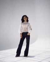 Low Waist Washed Black
