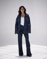 The Oversized Washed Script Jacket
