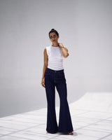 Blue Flare Jeans