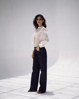 Low Waist Washed Black