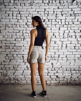 Bootleg Shorts in Steel Grey