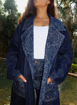 Washed Script Coat