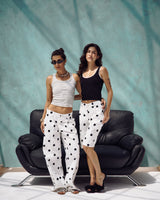 Polka Dot Knee-Length Shorts