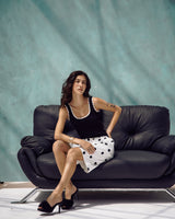 Polka Dot Knee-Length Shorts