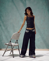 Paisley Denim Set