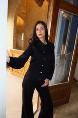 Signature Denim Pants in Black