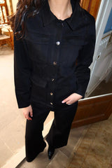 Signature Denim Pants in Black