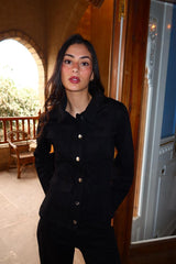 Signature Denim Pants in Black