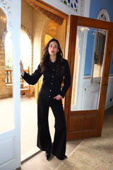 Signature Denim Pants in Black