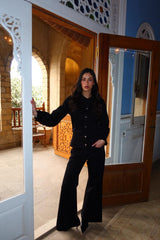 Signature Denim Pants in Black