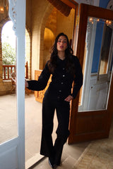 Signature Denim Pants in Black