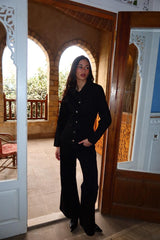 Signature Denim Pants in Black