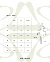 Low Waist Washed Brown