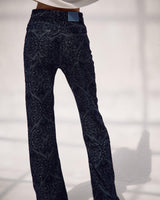 Washed Script Pants