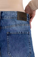 Bootleg Jeans In Bright Navy